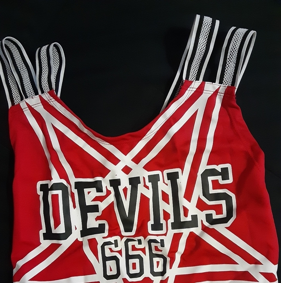 Dolls Kill Other - Dollskill Satans Cheerleader Costume